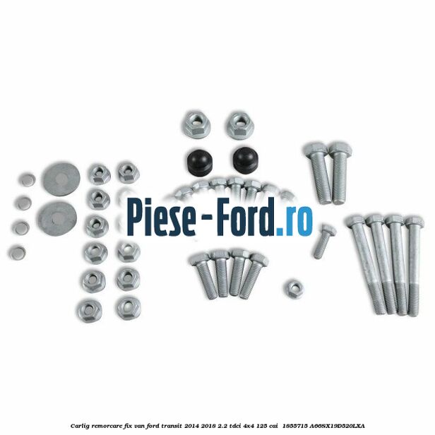 Carlig remorcare fix van Ford Transit 2014-2018 2.2 TDCi 4x4 125 cai  #0A6C751F8C