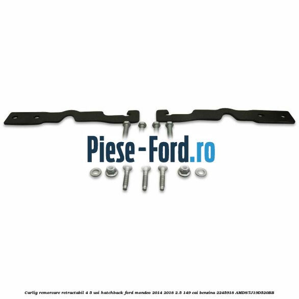 Carlig remorcare retractabil 4/5 usi hatchback Ford Mondeo 2014-2018 2.5 149 cai benzina #74A20EB82F