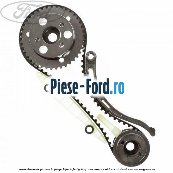 Caseta distributie pe curea la pompa injectie Ford Galaxy 2007-2014 1.8 TDCi 125 cai diesel #AA8E6F0EF0