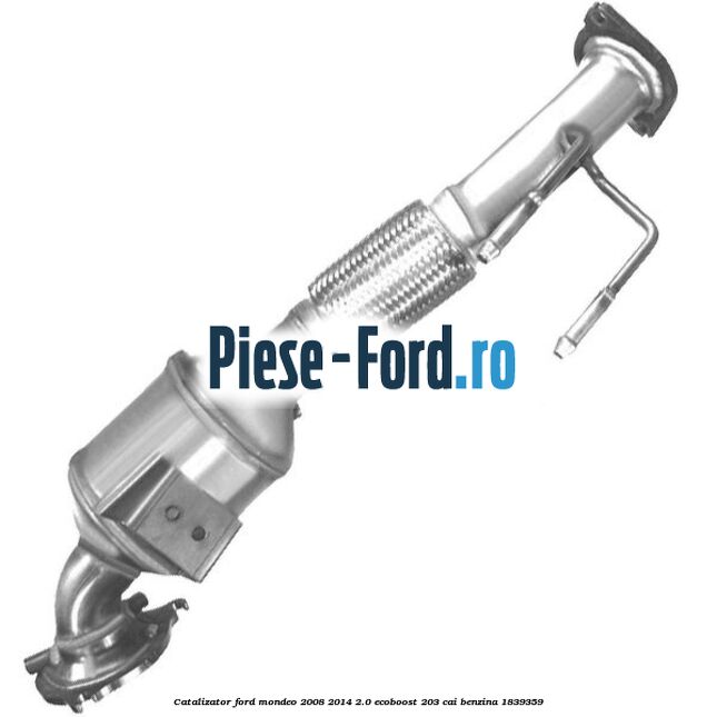 Catalizator Ford Mondeo 2008-2014 2.0 EcoBoost 203 cai benzina #9A7AC6E481