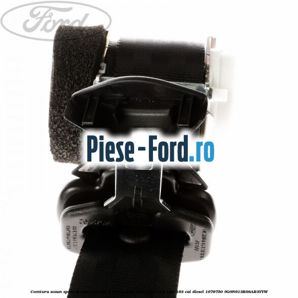 Ccentura scaun spate dreapta randul 3 Ford S-Max 2007-2014 2.0 TDCi 163 cai diesel #0755880D44