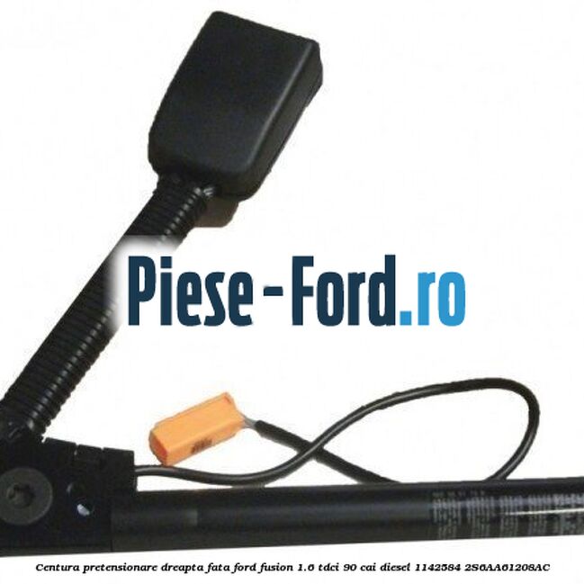 Centura pretensionare dreapta fata Ford Fusion 1.6 TDCi 90 cai diesel