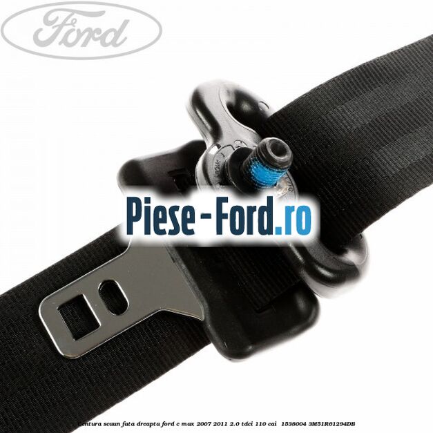 Centura scaun fata dreapta Ford C-Max 2007-2011 2.0 TDCi 110 cai  #C57D84A79F