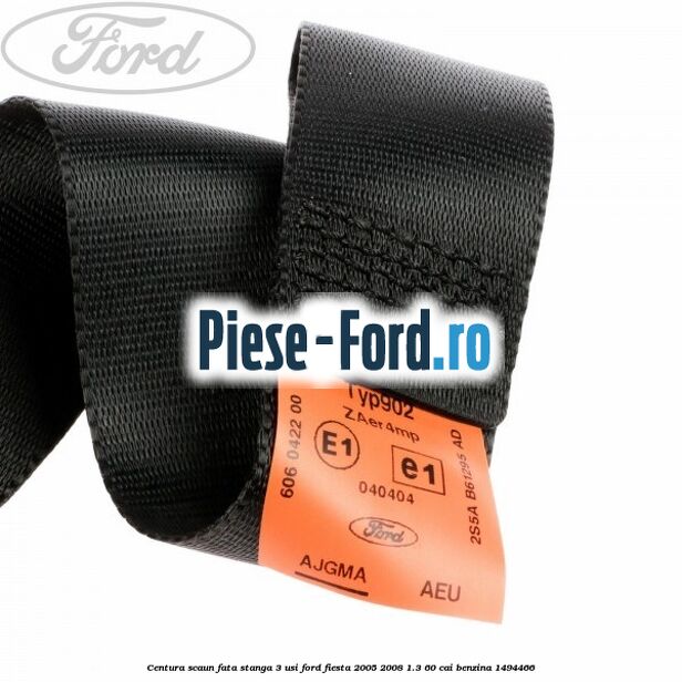 Centura scaun fata stanga 3 usi Ford Fiesta 2005-2008 1.3 60 cai benzina #A50591E481