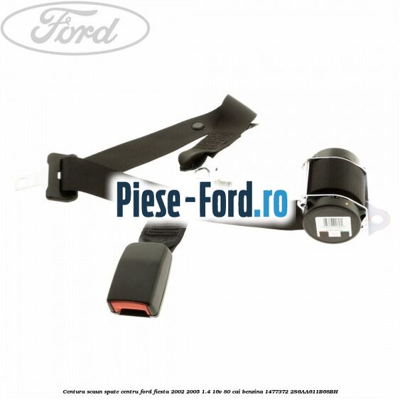 Centura scaun spate centru Ford Fiesta 2002-2005 1.4 16V 80 cai #F9E42275E4
