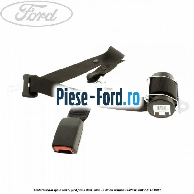 Centura scaun spate centru Ford Fiesta 2005-2008 1.3 60 cai #1574149E77