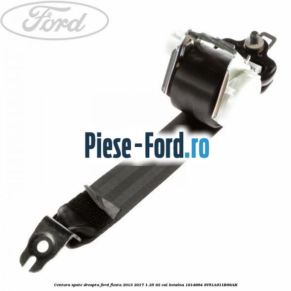 Centura spate centru Ford Fiesta 2013-2017 1.25 82 cai benzina