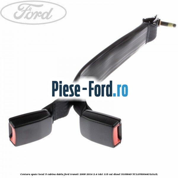 Centura spate locul 5 cabina dubla Ford Transit 2006-2014 2.4 TDCi 115 cai #4931633A4C Centura spate locul 5 cabina dubla Ford Transit 2006-2014 2.4 TDCi 115 cai diesel #4931633A4C