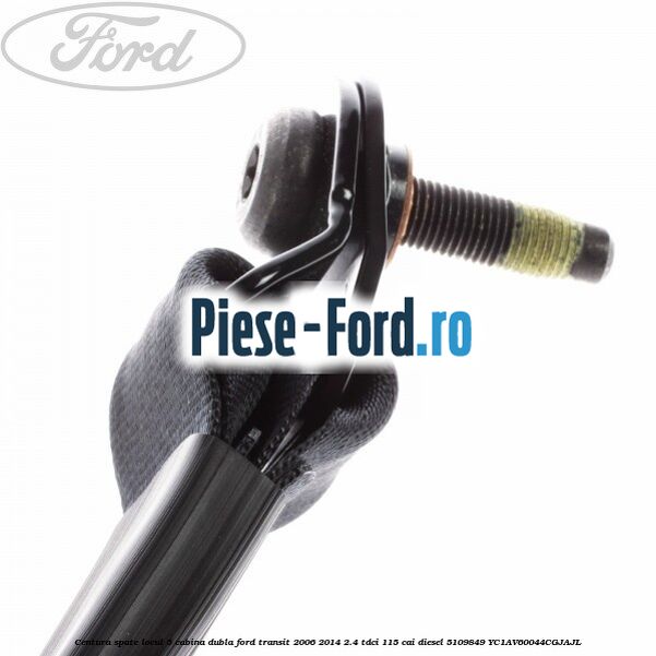 Centura spate locul 5 cabina dubla Ford Transit 2006-2014 2.4 TDCi 115 cai #4931633A4C Centura spate locul 5 cabina dubla Ford Transit 2006-2014 2.4 TDCi 115 cai diesel #4931633A4C