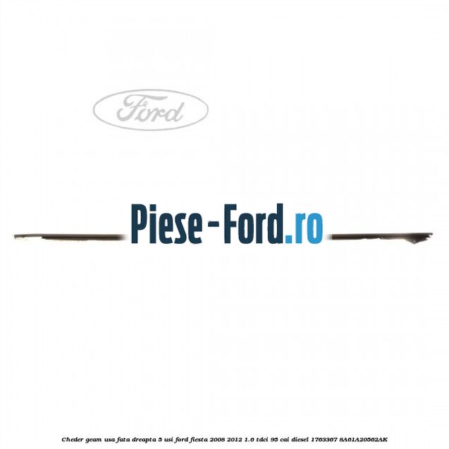 Cheder geam usa fata dreapta 3 usi Ford Fiesta 2008-2012 1.6 TDCi 95 cai diesel