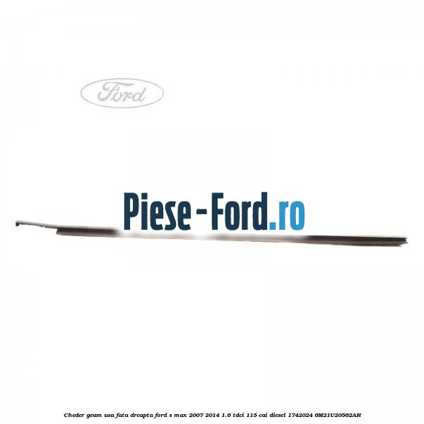 Cheder geam usa fata dreapta Ford S-Max 2007-2014 1.6 TDCi 115 cai diesel