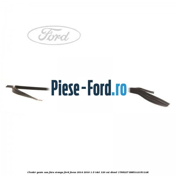 Cheder geam usa fata stanga Ford Focus 2014-2018 1.5 TDCi 120 cai diesel