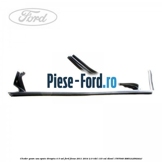 Cheder geam usa spate dreapta 4/5 usi Ford Focus 2011-2014 2.0 TDCi 115 cai diesel