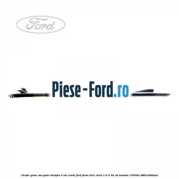 Cheder geam usa spate dreapta 5 usi combi Ford Focus 2011-2014 1.6 Ti 85 cai benzina