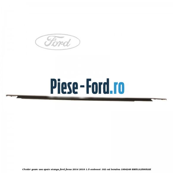 Cheder geam usa spate dreapta 5 usi combi Ford Focus 2014-2018 1.5 EcoBoost 182 cai benzina