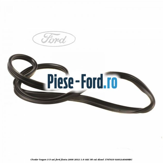 Cheder geam usa spate stanga superior Ford Fiesta 2008-2012 1.6 TDCi 95 cai diesel