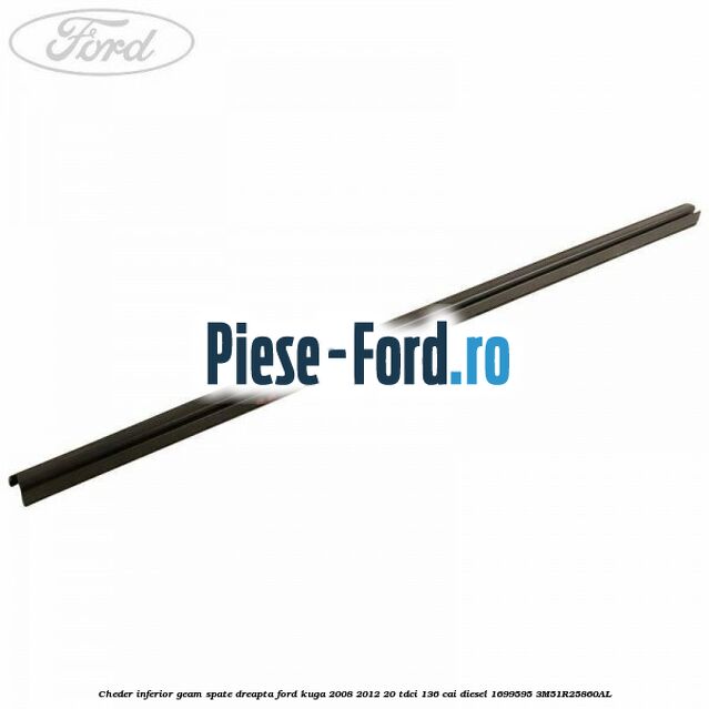 Cheder inferior geam spate dreapta Ford Kuga 2008-2012 2.0 TDCi 136 cai #8CFB14D349
