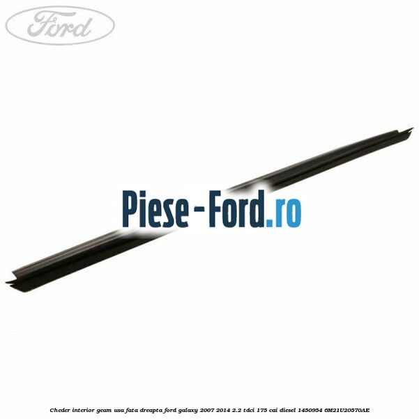Cheder interior geam usa fata dreapta Ford Galaxy 2007-2014 2.2 TDCi 175 cai diesel #40BA66E9B2