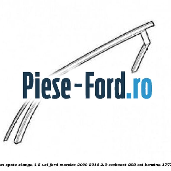 Cheder superior geam spate stanga 4/5 usi Ford Mondeo 2008-2014 2.0 EcoBoost 203 cai benzina