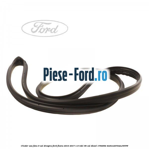 Cheder rama usa spate stanga Ford Fiesta 2013-2017 1.6 TDCi 95 cai diesel