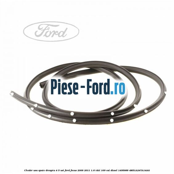Cheder usa spate dreapta 4/5 usi Ford Focus 2008-2011 1.6 TDCi 109 cai diesel #AA7ECA8D0E