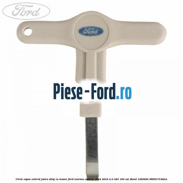 Carlig remorcare fata Ford Tourneo Custom 2014-2018 2.2 TDCi 100 cai diesel