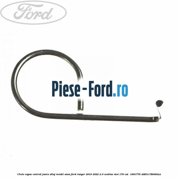 Cheie capac central janta aliaj model ansa Ford Ranger 2019-2022 2.0 EcoBlue 4x4 170 cai  #4A9DC71110
