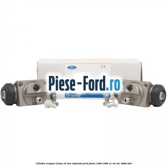 Cilindru receptor frana 19 mm aluminiu Ford Fiesta 1989-1996 1.1 54 cai #C15824E7E2