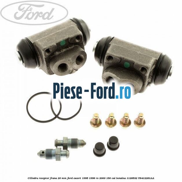 Cilindru receptor frana 20 mm Ford Escort 1995-1998 RS 2000 150 cai benzina #3EAC3D76D6