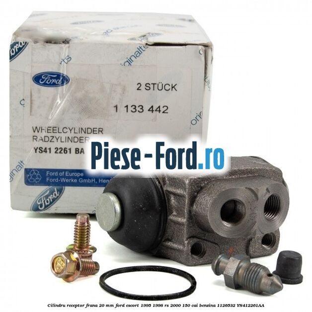 Cilindru receptor frana 20 mm Ford Escort 1995-1998 RS 2000 150 cai benzina #3EAC3D76D6