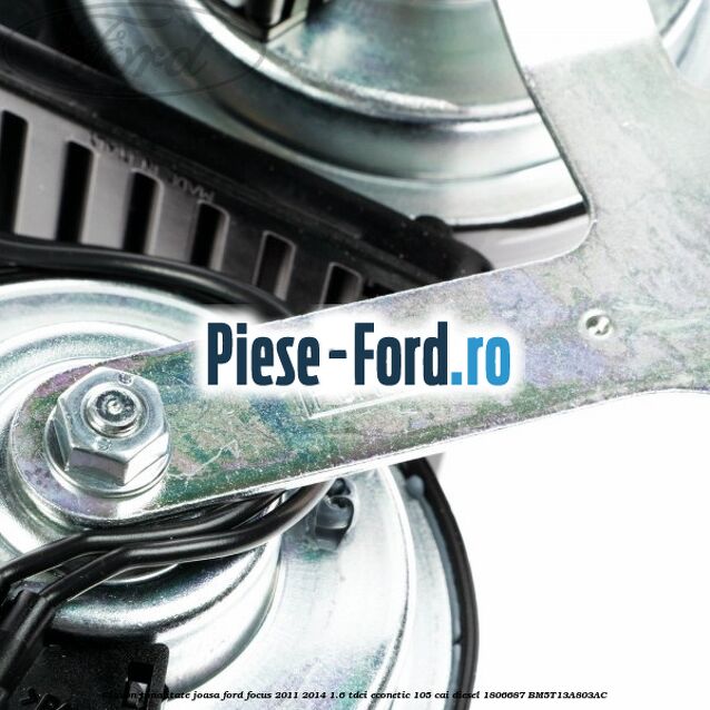 Claxon, tonalitate joasa Ford Focus 2011-2014 1.6 TDCi ECOnetic 105 cai diesel #07B2A5042B