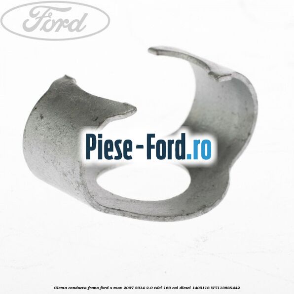 Clema conducta frana Ford S-Max 2007-2014 2.0 TDCi 163 cai diesel