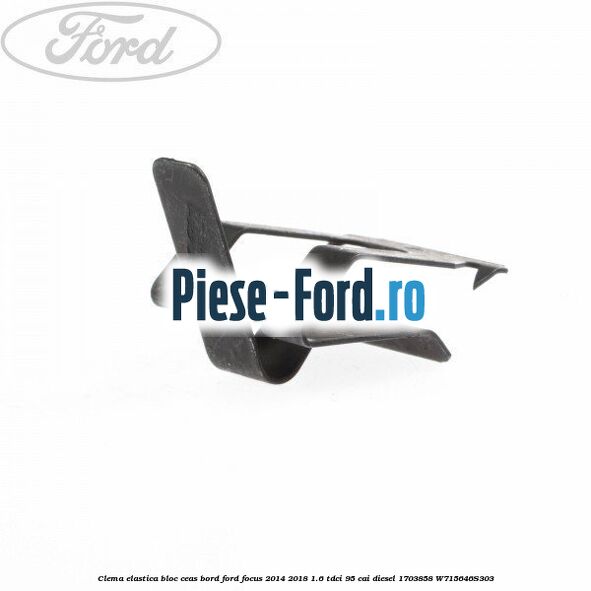 Capac surub prindere plafoniera Ford Focus 2014-2018 1.6 TDCi 95 cai diesel