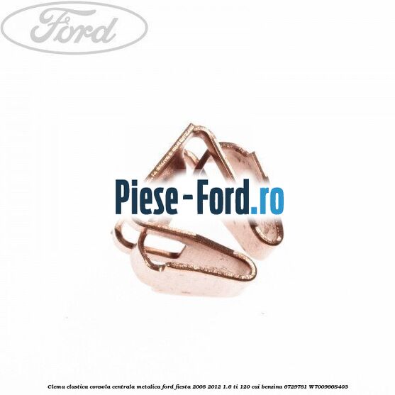 Carlig plafon agatare haine interior stalp mijloc culoare linen Ford Fiesta 2008-2012 1.6 Ti 120 cai benzina