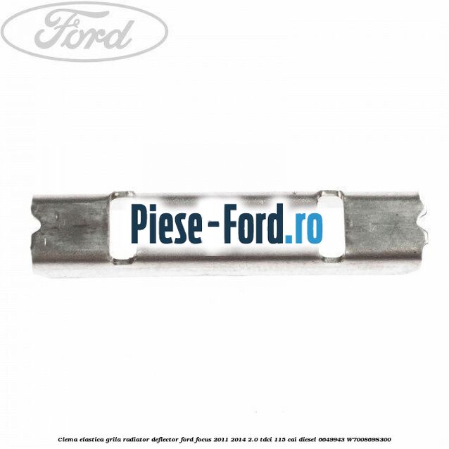 Clema elastica grila radiator, deflector Ford Focus 2011-2014 2.0 TDCi 115 cai diesel