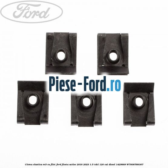 Clema elastica M5 cu filet Ford Fiesta Active 2018-2023 1.5 TDCi 120 cai diesel #46C5415A98
