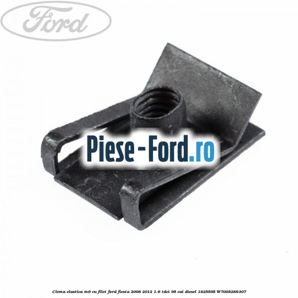 Clema elastica M5 cu filet Ford Fiesta 2008-2012 1.6 TDCi 95 cai diesel