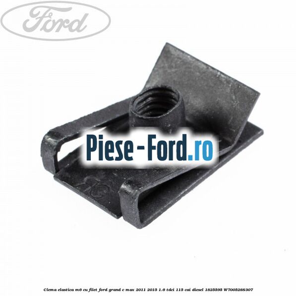Clema elastica M5 cu filet Ford Grand C-Max 2011-2015 1.6 TDCi 115 cai diesel