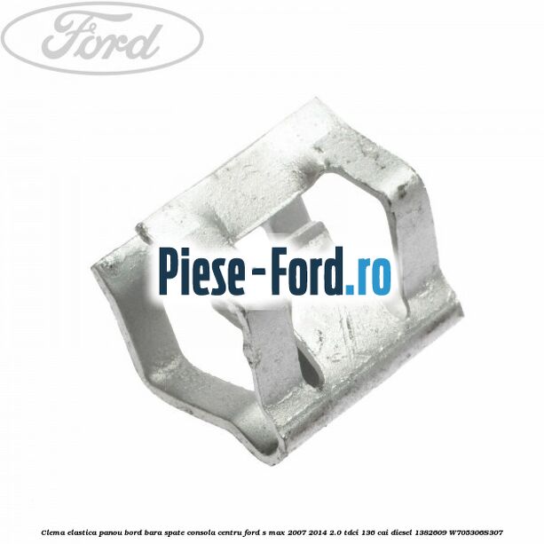 Clema elastica panou bord bara spate consola centru Ford S-Max 2007-2014 2.0 TDCi 136 cai diesel