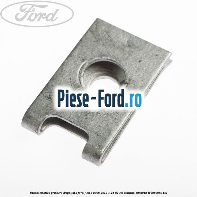 Clema elastica prindere aripa fata Ford Fiesta 2008-2012 1.25 82 cai benzina