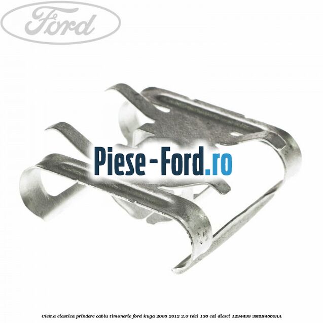 Clema elastica prindere cablu timonerie Ford Kuga 2008-2012 2.0 TDCi 136 cai diesel #D46F657A72
