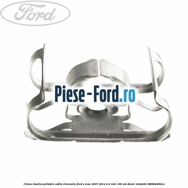 Clema elastica prindere cablu timonerie Ford S-Max 2007-2014 2.0 TDCi 136 cai diesel