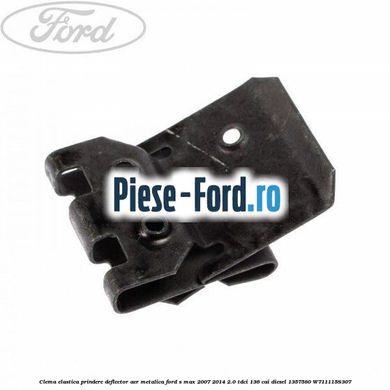 Clema elastica prindere deflector aer metalica Ford S-Max 2007-2014 2.0 TDCi 136 cai diesel