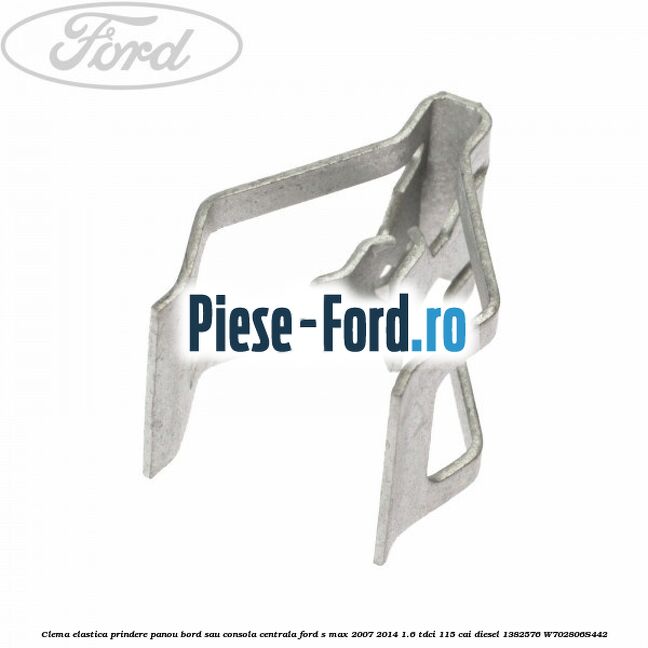 Clema elastica prindere ornament stalp sau hayon Ford S-Max 2007-2014 1.6 TDCi 115 cai diesel