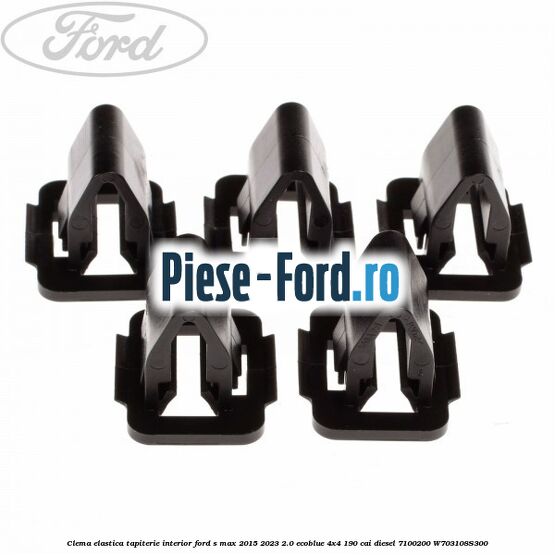 Clema elastica tapiterie interior Ford S-Max 2015-2023 2.0 EcoBlue 4x4 190 cai diesel #45DF0EEF57
