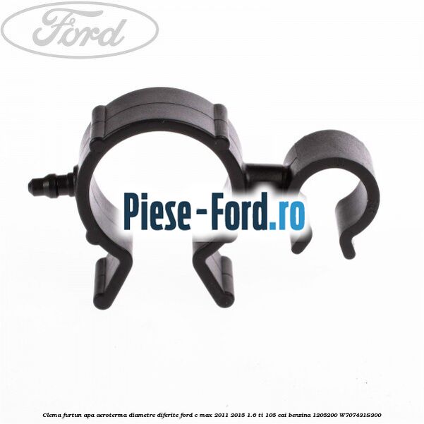 Clema furtun apa aeroterma diametre diferite Ford C-Max 2011-2015 1.6 Ti 105 cai benzina #E315A6406F
