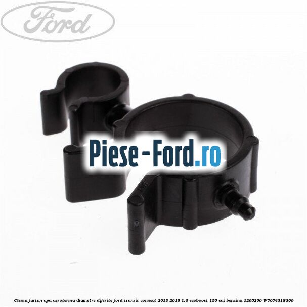 Clema elastica prindere conducta clima Ford Transit Connect 2013-2018 1.6 EcoBoost 150 cai benzina