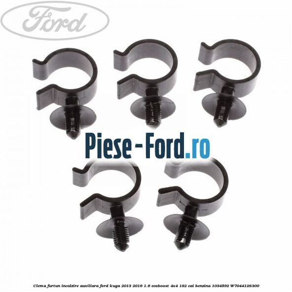 Clema furtun incalzire auxiliara Ford Kuga 2013-2016 1.6 EcoBoost 4x4 182 cai benzina #180F0A8107