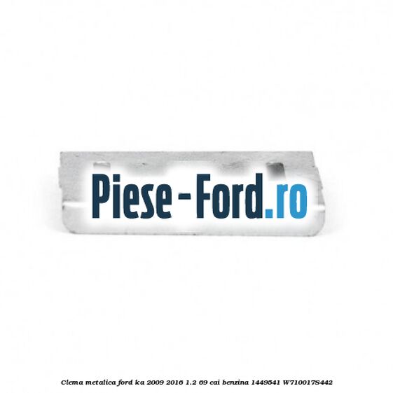 Clema elestica plastic elemente bord Ford Ka 2009-2016 1.2 69 cai benzina
