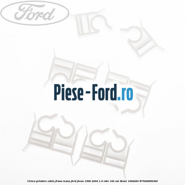 Clema prindere cablu frana mana Ford Focus 1998-2004 1.8 TDCi 100 cai diesel #FE7B2135D6
